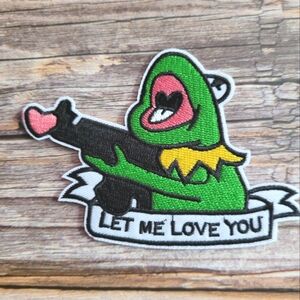 Let Me Love You Kermit The Frog Hilarious The Muppets Show Patch.